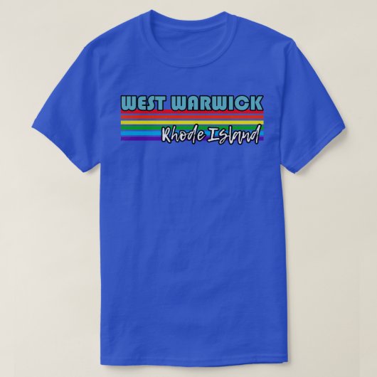 West Warwick Rhode Island Pride West Warwick LGBT T-Shirt (Design vorne)