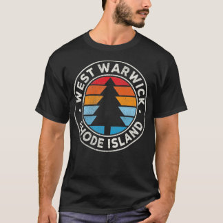 West Warwick Rhode Island RI Vintag Graphic Retro T-Shirt