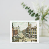 West Water St., Milwaukee, Wisconsin 1908 Vintag Postkarte (Stehend Vorderseite)