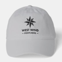 West Wind Postcards Black Logo Essentials Mütze