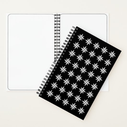 West Wind Postcards' Compass Logo Pattern Notizblock (Innen)