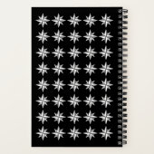 West Wind Postcards' Compass Logo Pattern Notizblock (Rückseite)