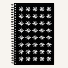 West Wind Postcards' Compass Logo Pattern Notizblock