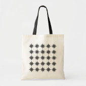 West Wind Postcards' Compass Logo Pattern Tote Bag Tragetasche (Vorne)
