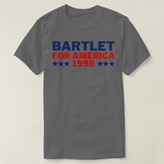 West Wing Bartlet for America 1998 2 T-Shirt (Design vorne)