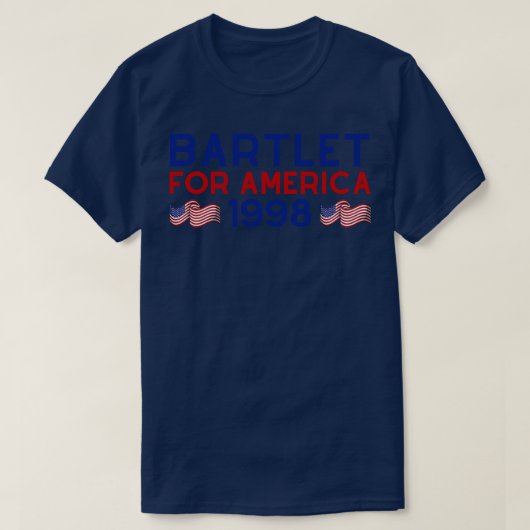 West Wing Bartlet for America 1998 5 T-Shirt (Design vorne)