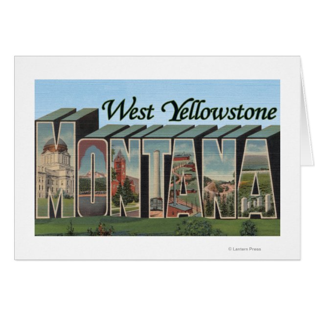 West Yellowstone, Montana (Vorderseite (Horizontal))