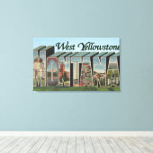 West Yellowstone, Montana Leinwanddruck (Insitu (Holzboden))