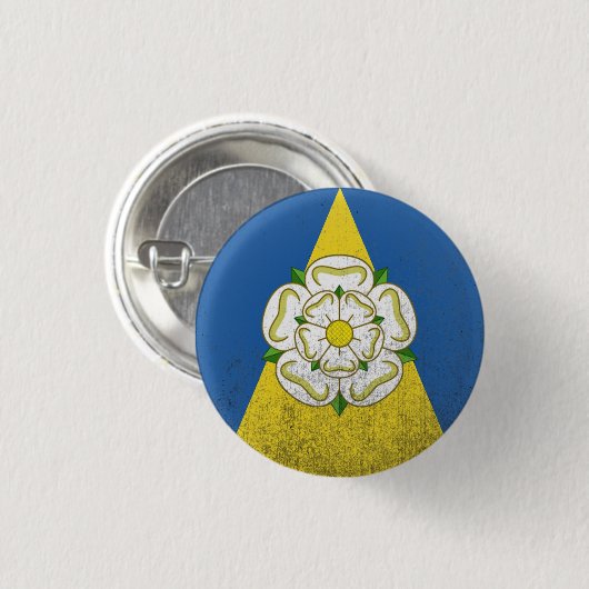 West Yorkshire Button (Vorne & Hinten)