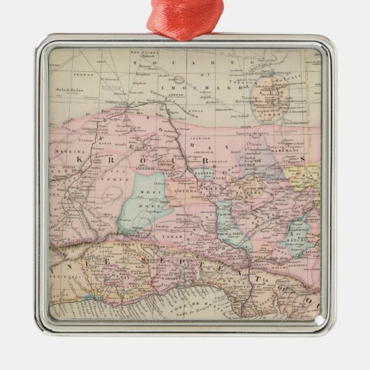 Westafrika 2 ornament aus metall (Vorne)