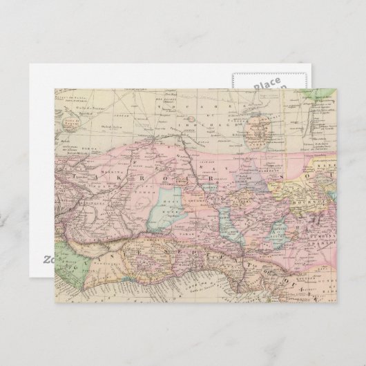 Westafrika 2 postkarte (Vorne/Hinten)