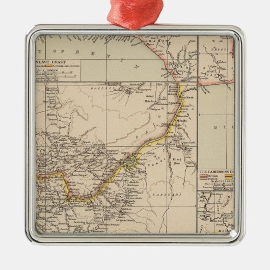 Westafrika 2 silbernes ornament (Vorne)