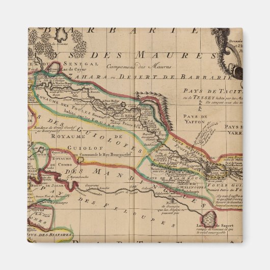 Westafrika 3 magnet (Vorne)