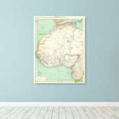 Westafrika Leinwanddruck (Insitu (Holzboden))