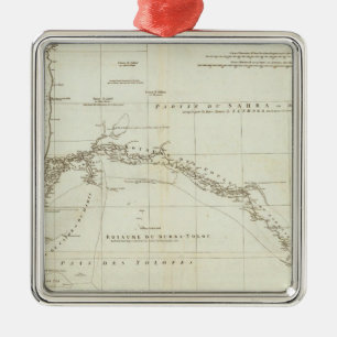 Westafrika mit geographischen Anmerkungen Ornament Aus Metall