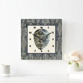 Westafrika Quadratische Wanduhr (Zuhause)