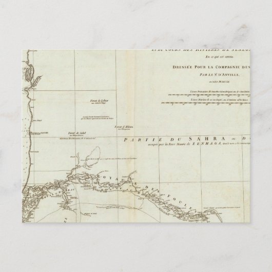 Westafrikanische Karte (Vorderseite)