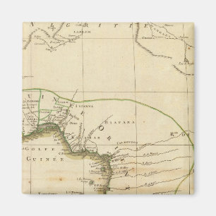 Westafrikanische Karte Magnet