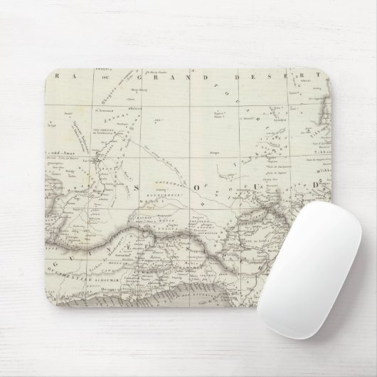 Westafrikanische Karte Mousepad (Mit Mouse)