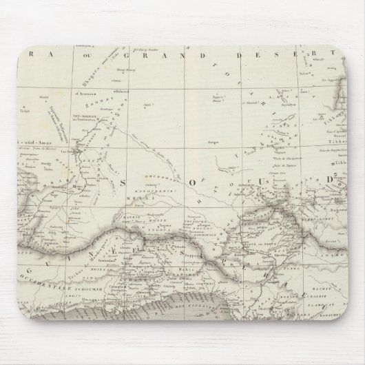 Westafrikanische Karte Mousepad (Vorne)