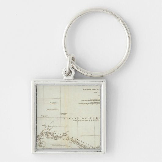 Westafrikanische Karte Schlüsselanhänger (Vorne)