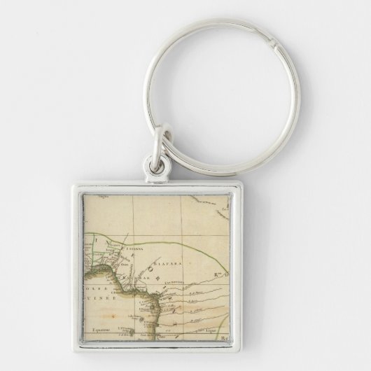 Westafrikanische Karte Schlüsselanhänger (Vorne)