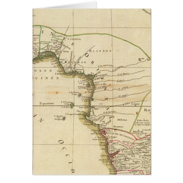 Westafrikanische Landkarte (Vorne)