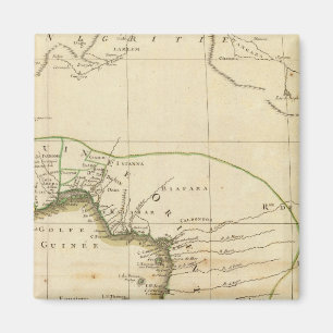 Westafrikanische Landkarte Magnet