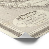 Westafrikanische Landkarte Poster (Ecke)