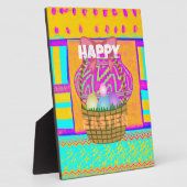 Westafrikanischer Inspirierter Osterkorb Fotoplatte (Seite)