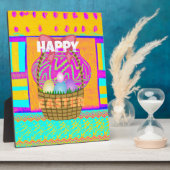 Westafrikanischer Inspirierter Osterkorb Fotoplatte (Seite)