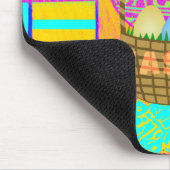 Westafrikanischer Inspirierter Osterkorb Mousepad (Ecke)