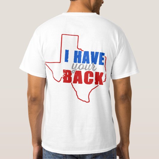 WeStandWithTexas T-Shirt (Rückseite)