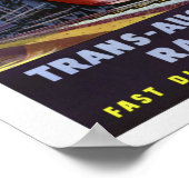 Westaustralische Eisenbahn-Plakat Poster (Ecke)