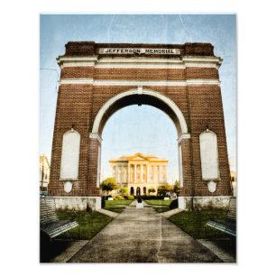 Westbank Jefferson Memorial Fotodruck