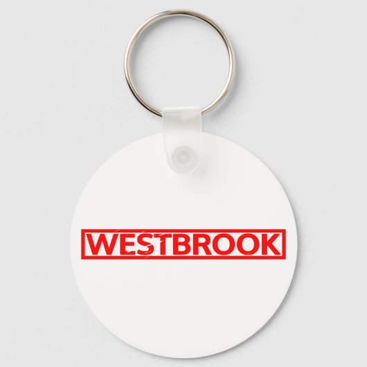 Westbrook Briefmarke Schlüsselanhänger (Vorderseite)
