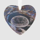 Westbrook Ice Disk Maine Ornament (Vorderseite)