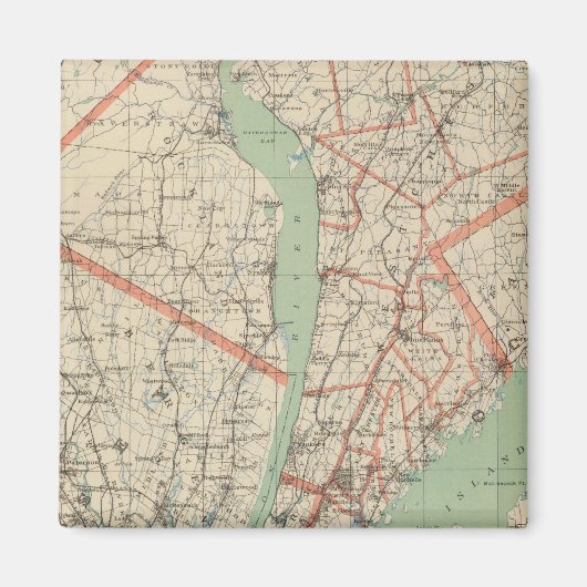 Westchester Co & Umgebung Magnet (Vorne)