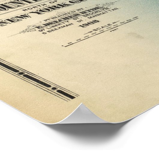 Westchester Landkreis, New York 2 Poster (Ecke)