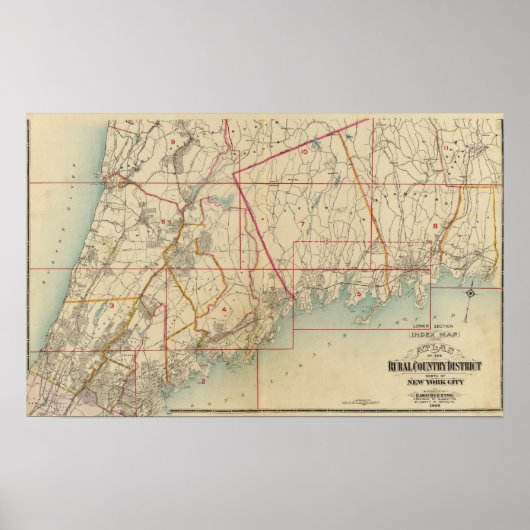 Westchester Landkreis, New York Poster (Vorne)