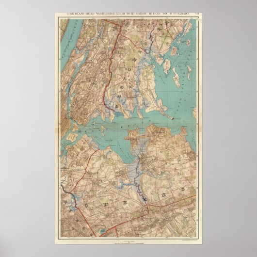 Westchester und Queens Poster (Vorne)