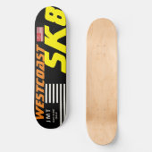 WESTCOAST SK8 1/2" Skateboarddecke Skateboard (Vorderseite)