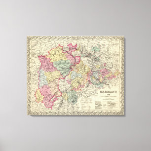 Westdeutschland Leinwanddruck