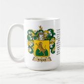 Weste, der Ursprung, die Bedeutung und das Wappen Kaffeetasse (Links)