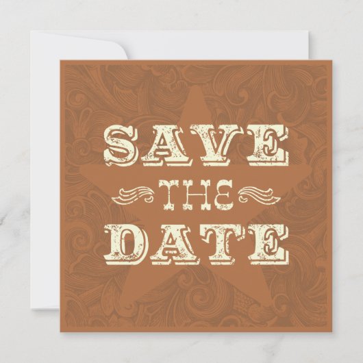 Weste Save the Date (zweiseitig) Dunkelbraun (Vorderseite)