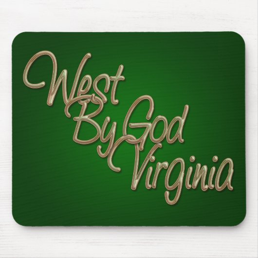 Westen durch Gott Virginia_2 Mousepad (Vorne)