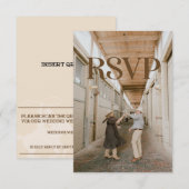 Westen RSVP Karte (Vorne/Hinten)