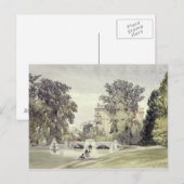 Westend des Serpentine, Kensington Gardens Postkarte (Vorne/Hinten)