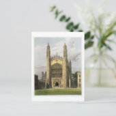 Westende der Königlichen Uni Kapelle, Cambridge, v Postkarte (Stehend Vorderseite)