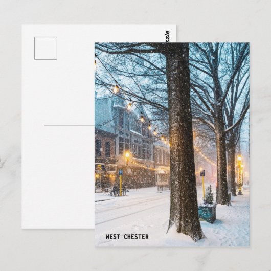 WESTER CHESTER POSTCARD POSTKARTE (Vorne/Hinten)